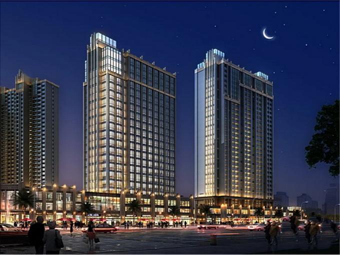 大亞灣海景城2*400KW上海乾能發(fā)電機(jī)組